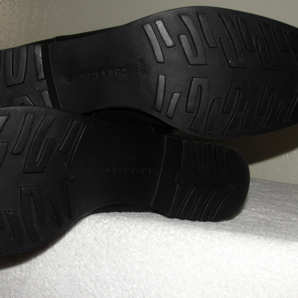 black leather boots size 9.5 - Picture 3 of 5